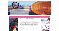 Desktop Screenshot of corona.co.uk