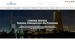 Desktop Screenshot of corona.org.pl