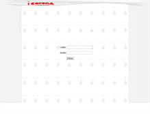 Tablet Screenshot of pedidos.corona.com.br